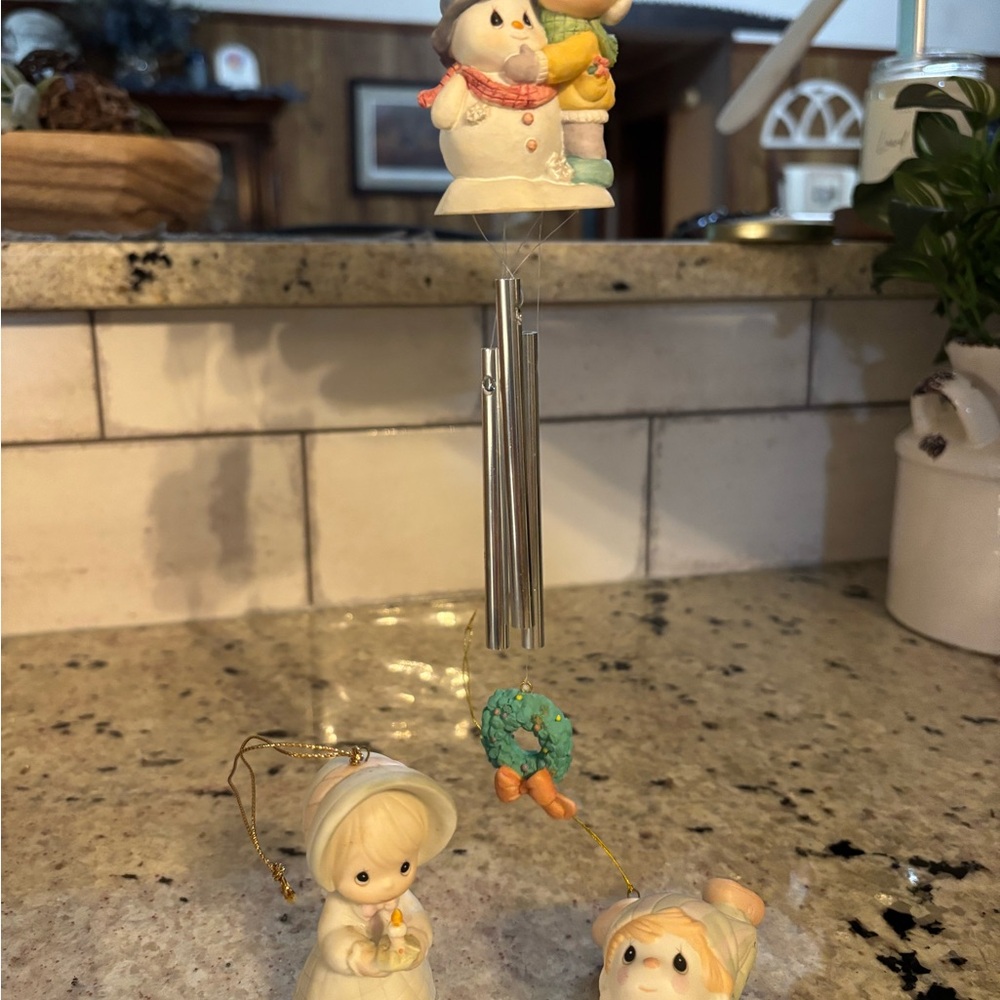 Set of 3 precious moments ornaments